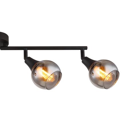 Globo - Spotlight 4xE14/40W/230V svart