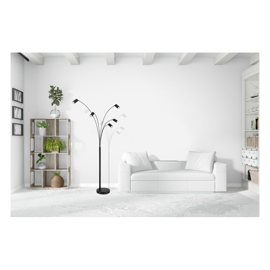 Globo - Golvlampa 5xGU10/35W/230V