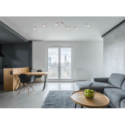 Globo - Spotlight 6xGU10/35W/230V matt krom