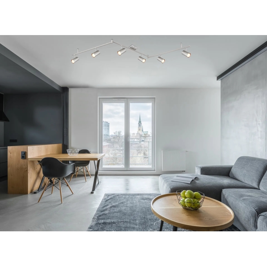 Globo - Spotlight 6xGU10/35W/230V matt krom