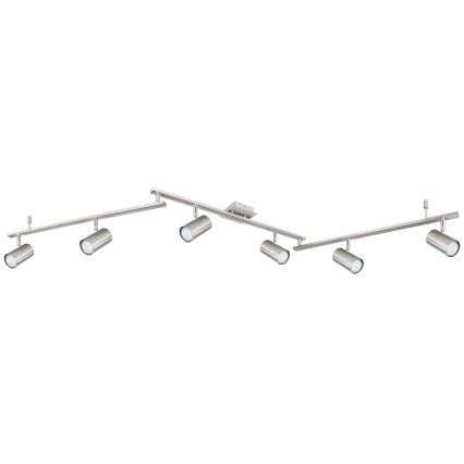 Globo - Spotlight 6xGU10/35W/230V matt krom