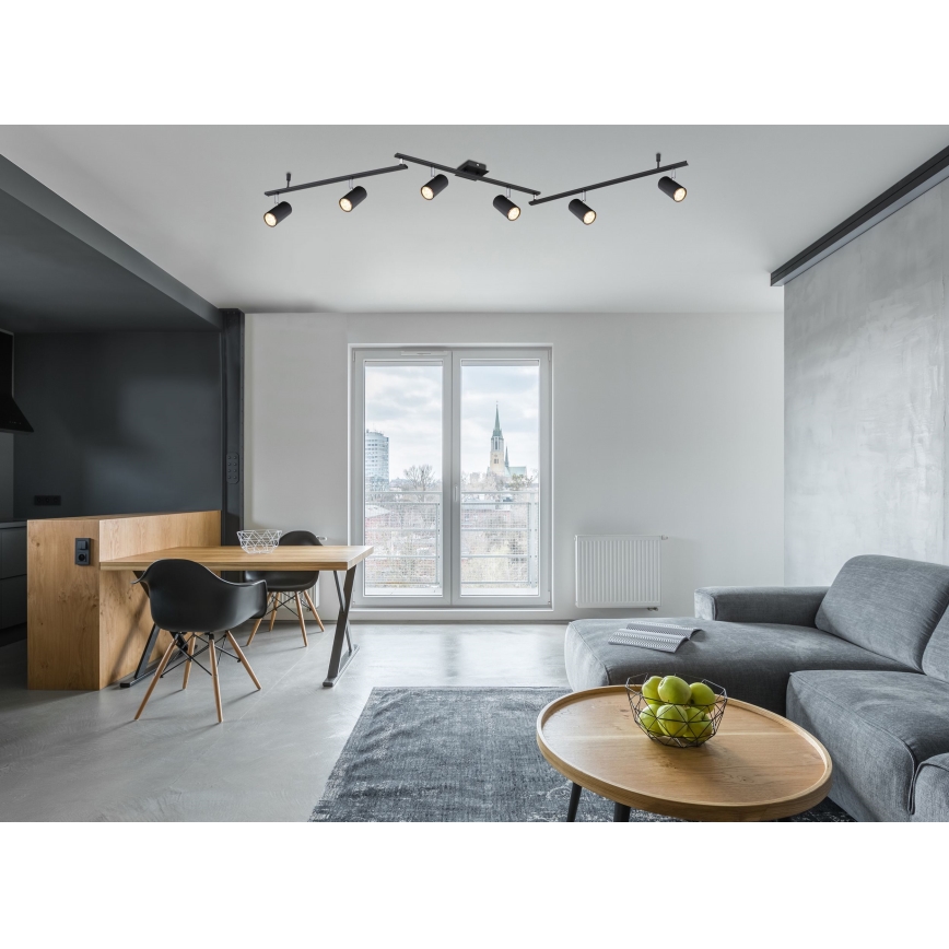 Globo - Spotlight 6xGU10/35W/230V svart