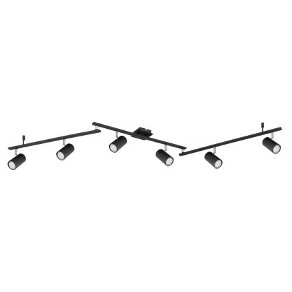 Globo - Spotlight 6xGU10/35W/230V svart