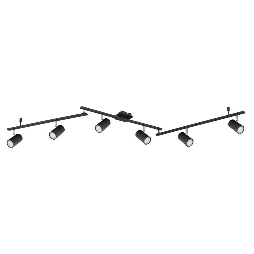 Globo - Spotlight 6xGU10/35W/230V svart