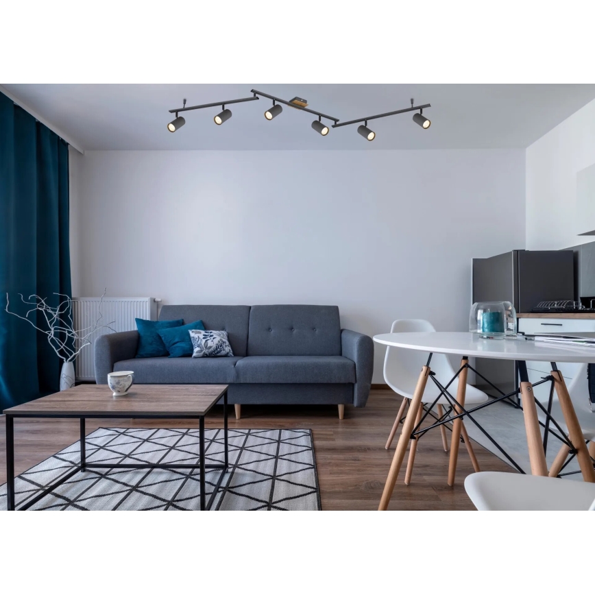 Globo - Spotlight 6xGU10/35W/230V antracit