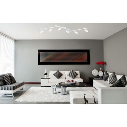 Globo - Spotlight 6xGU10/35W/230V vit