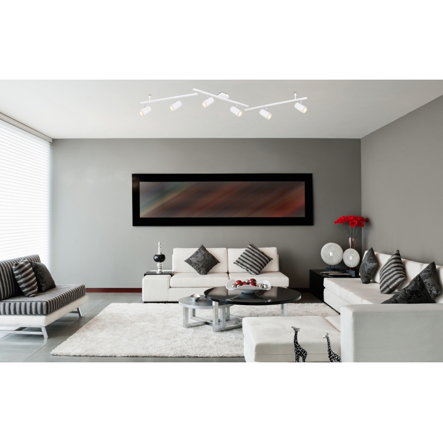 Globo - Spotlight 6xGU10/35W/230V vit