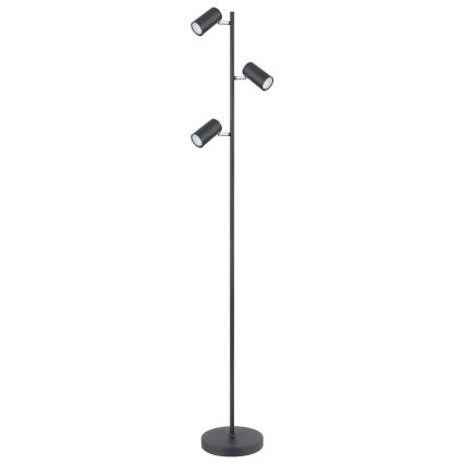 Globo - Golvlampa 3xGU10/5W/230V svart