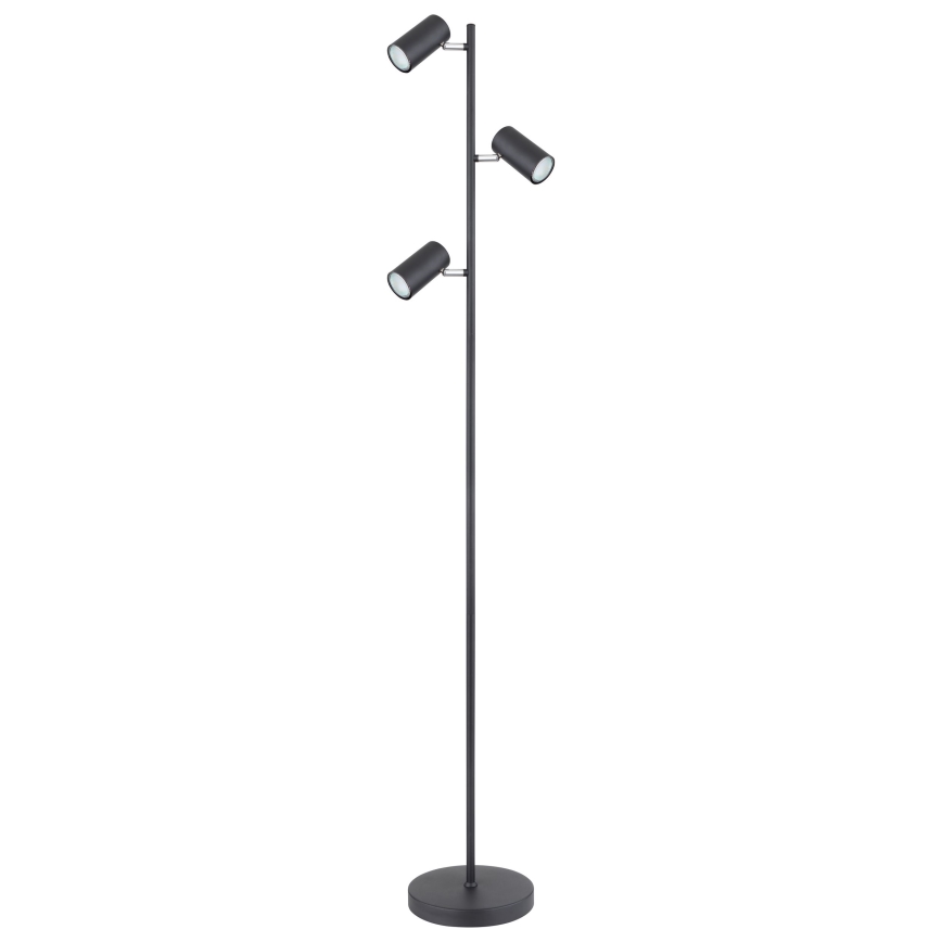 Globo - Golvlampa 3xGU10/5W/230V svart