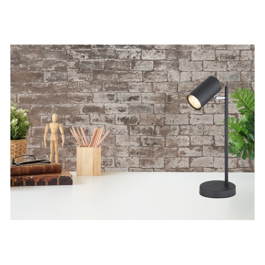 Globo - Bordslampa 1xGU10/5W/230V svart