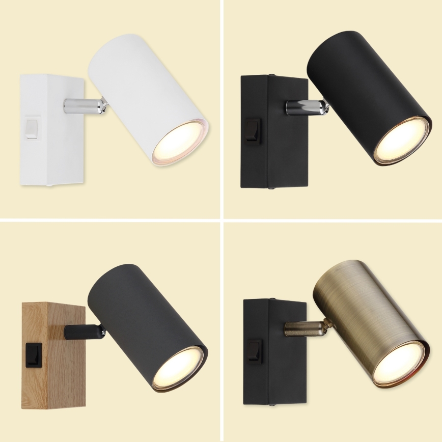 Globo - Väggspotlight 1xGU10/25W/230V guld