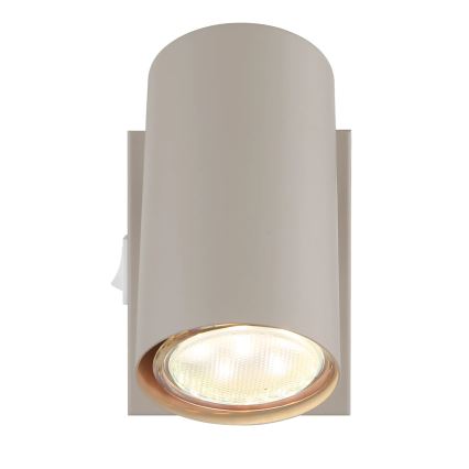 Globo - Väggspotlight 1xGU10/35W/230V beige