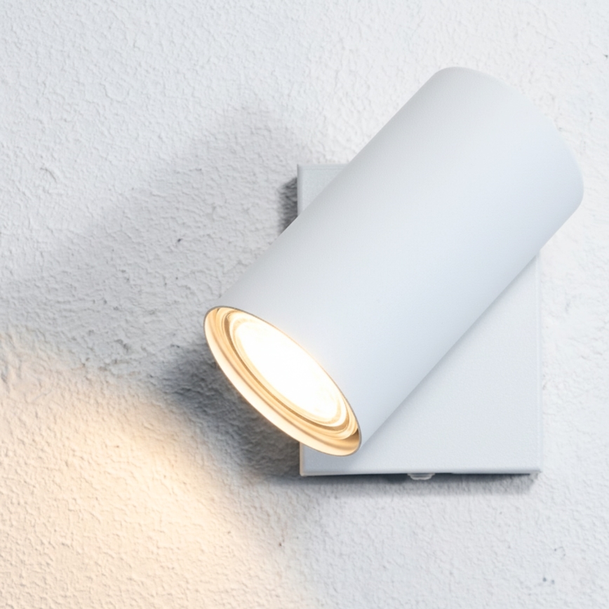 Globo - Väggspotlight 1xGU10/25W/230V vit