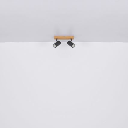 Globo - Spotlight 2xGU10/35W/230V grå/brun