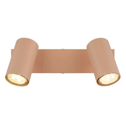 Globo - Spotlight 2xGU10/25W/230V orange