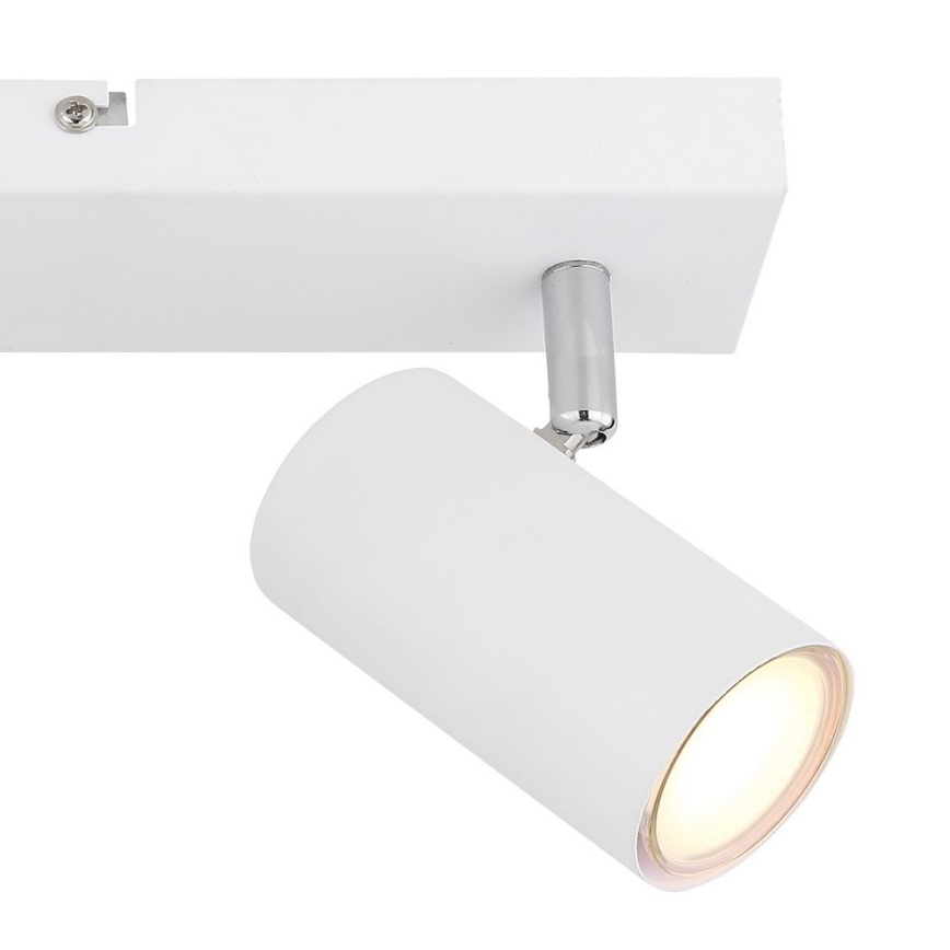 Globo - Spotlampa 2xGU10/35W/230V vit