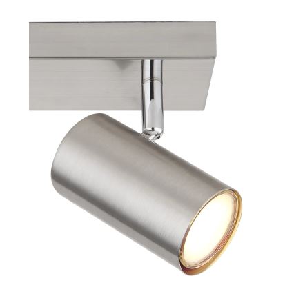 Globo - Spotlampa 3-lågig, 3x GU10/35W/230V, mattkrom