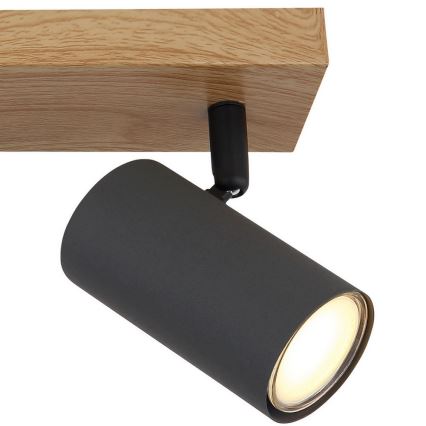 Globo - Spotlight 3xGU10/35W/230V grå/brun