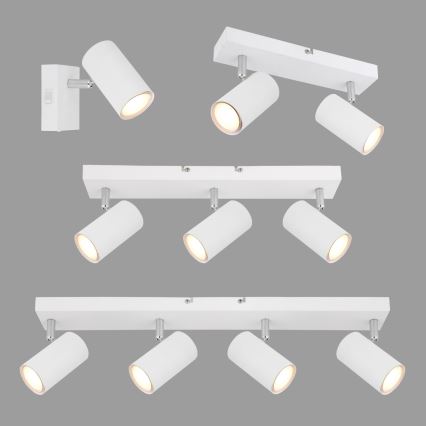 Globo - Spotbelysning 3xGU10/35W/230V vit