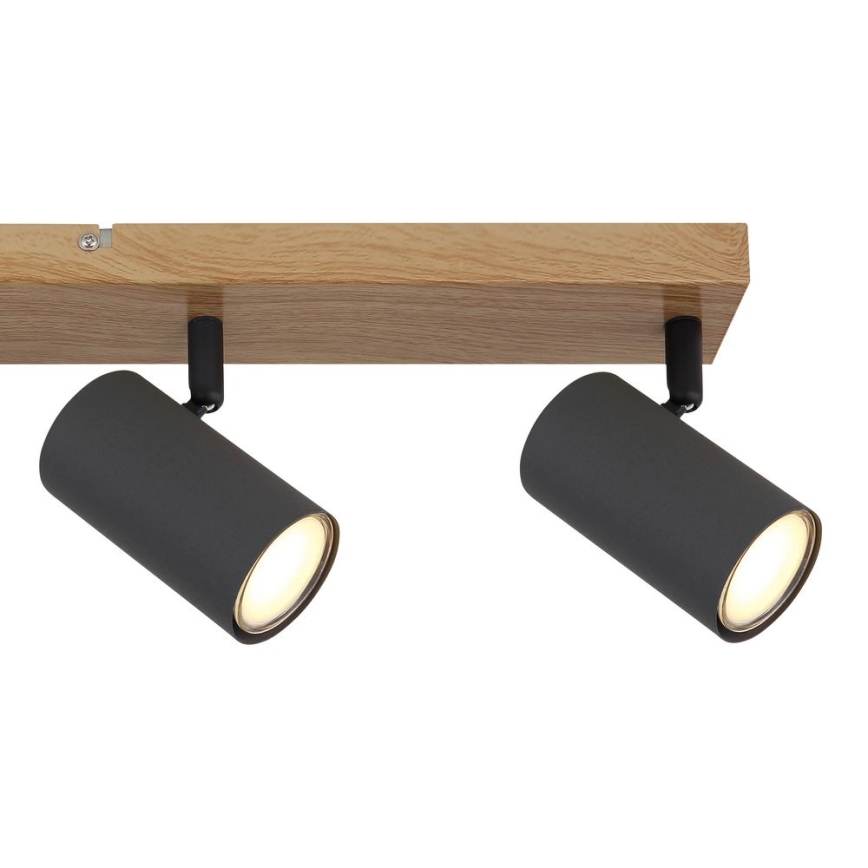 Globo - Spotbelysning 4xGU10/35W/230V grå/brun