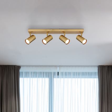 Globo - Spotlight 4xGU10/35W/230V guld