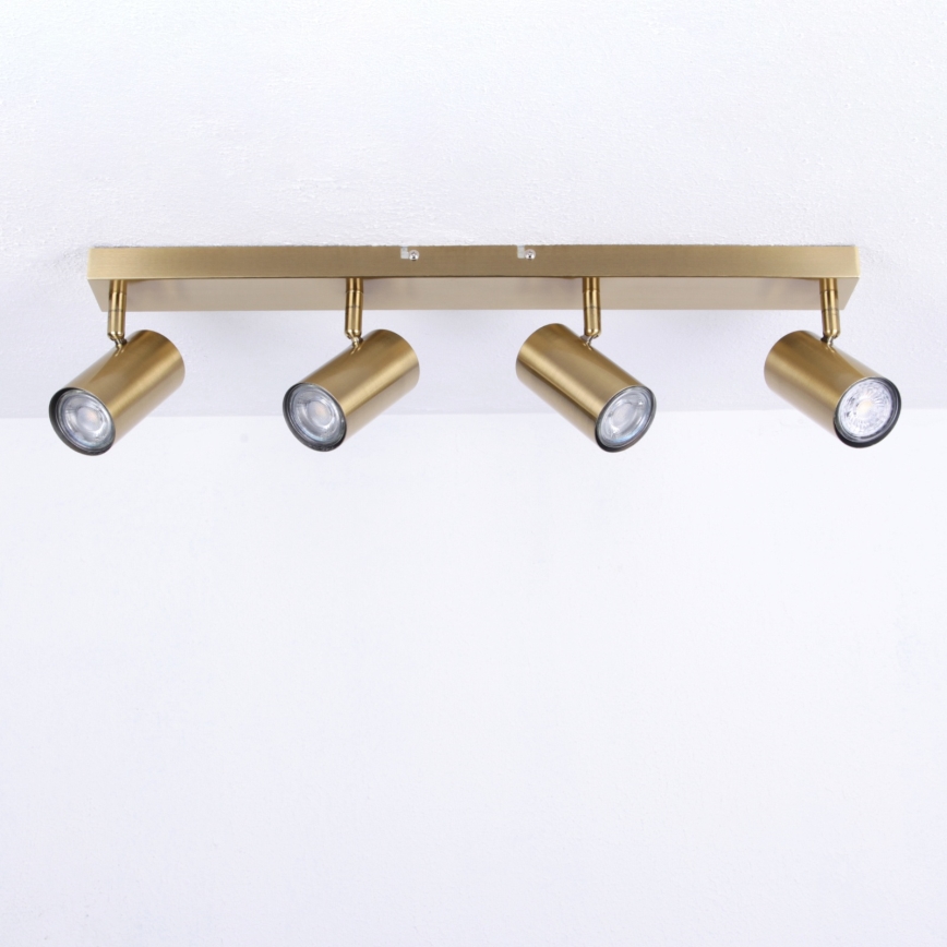 Globo - Spotlight 4xGU10/35W/230V guld