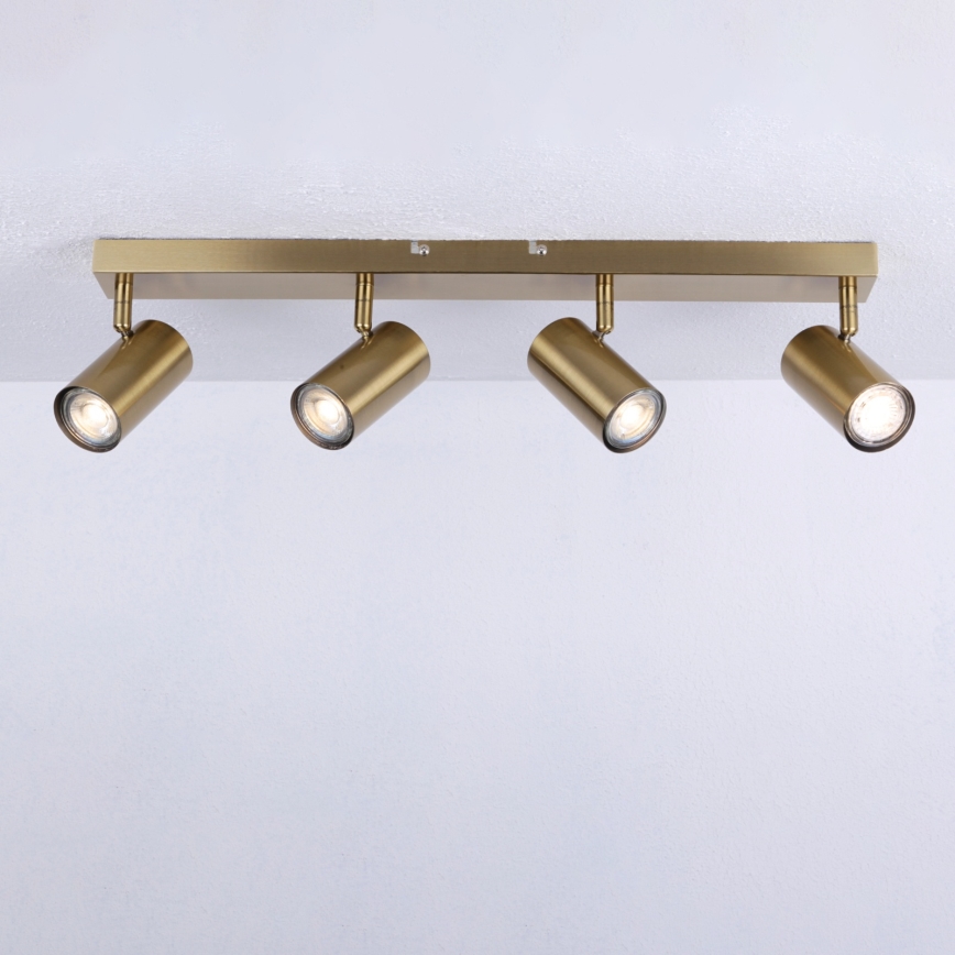 Globo - Spotlight 4xGU10/35W/230V guld