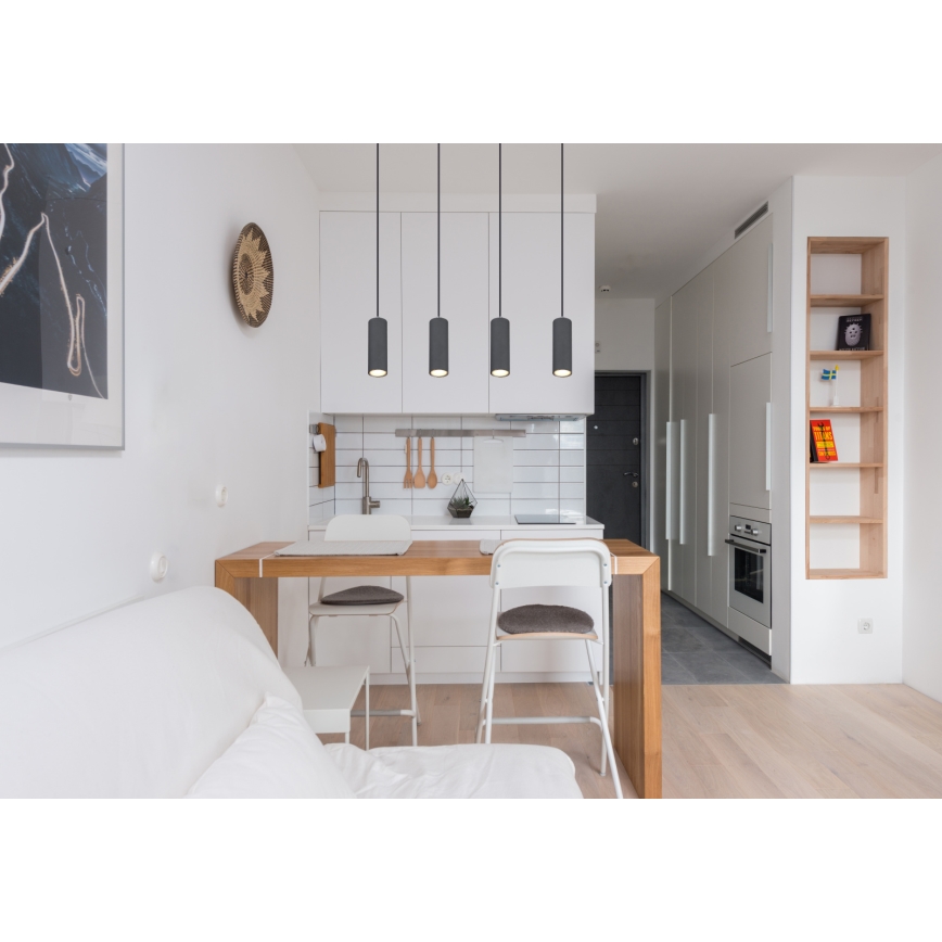 Globo - Taklampa 4xGU10/35W/230V grå/brun