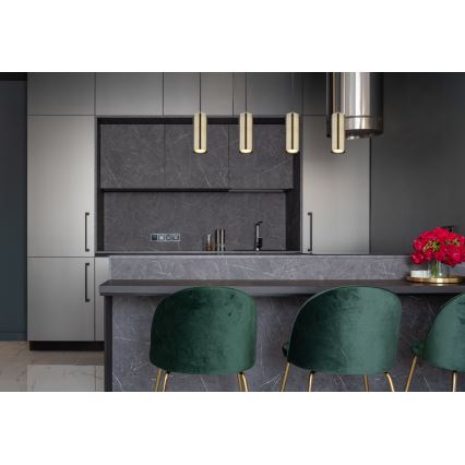 Globo - Taklampa med 4xGU10/35W/230V svart/mässing