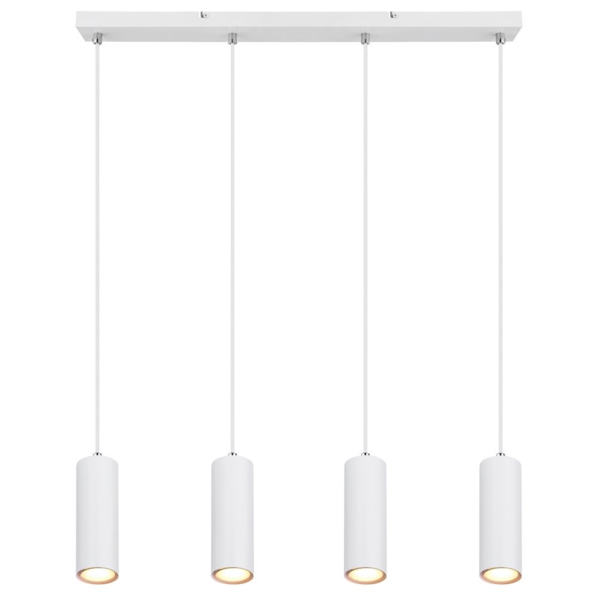 Globo - Taklampa med 4xGU10/35W/230V vit