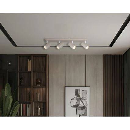 Globo - Spotlampa 4xGU10/35W/230V beige