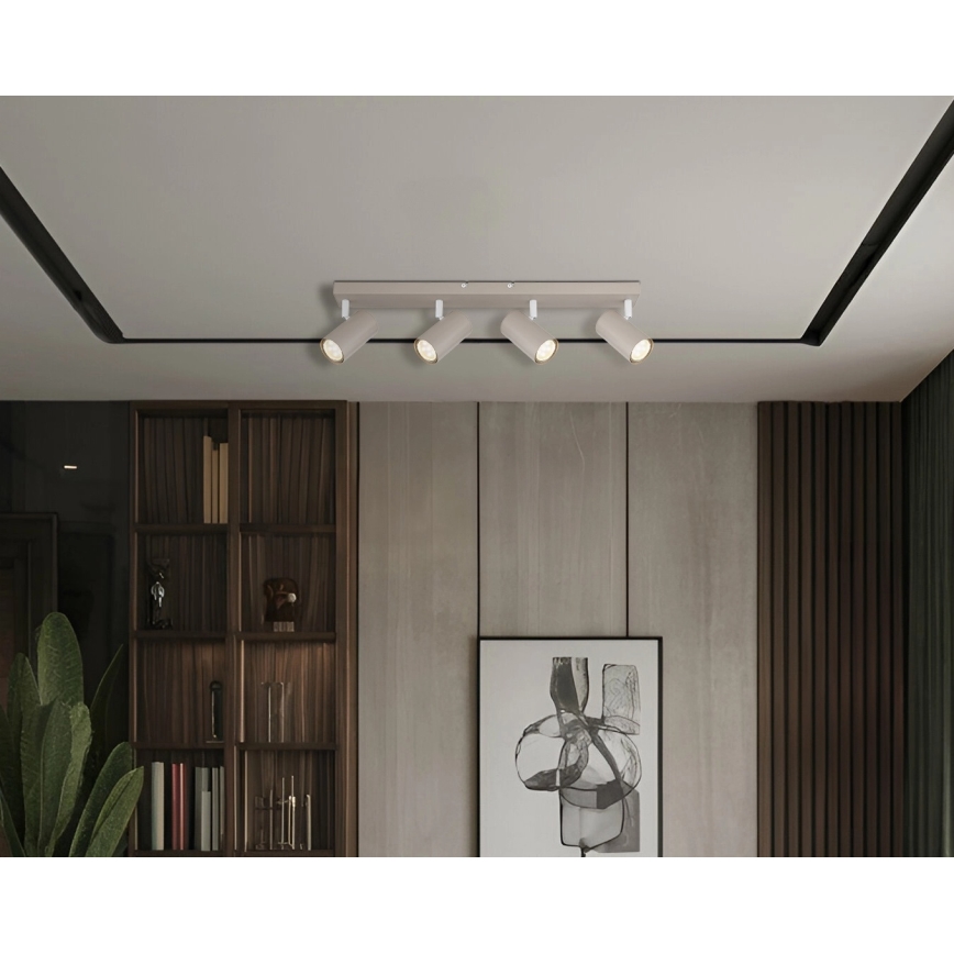 Globo - Spotlampa 4xGU10/35W/230V beige