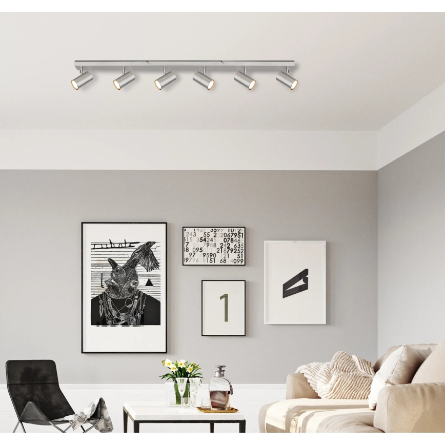 Globo - Spotlight 6xGU10/35W/230V matt krom