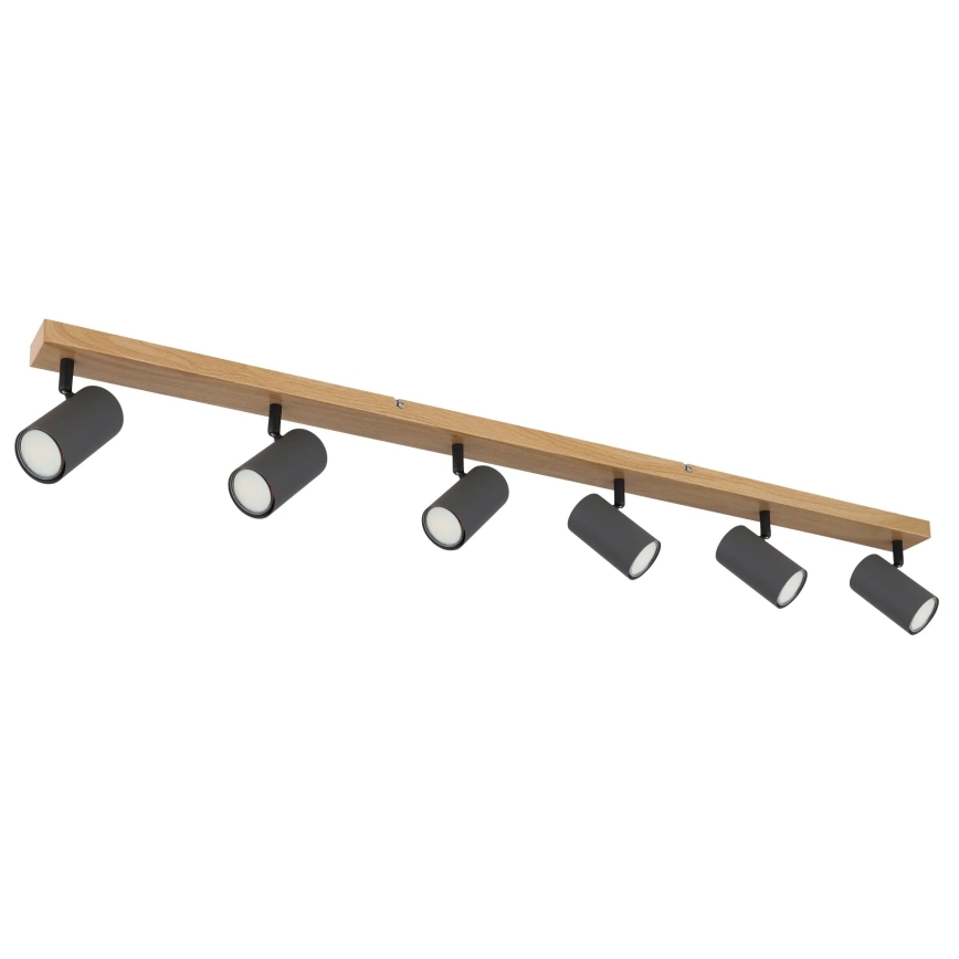 Globo - Spotlight 6xGU10/35W/230V brun/svart