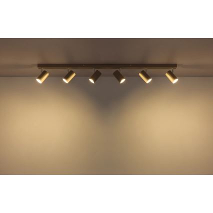 Globo - Takspot 6xGU10/35W/230V beige