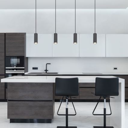 Globo - Taklampa 1xGU10/35W/230V grå/brun