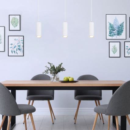 Globo - Taklampa 1xGU10/35W/230V vit