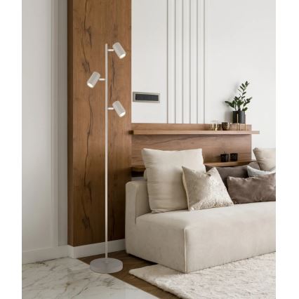 Globo - Golvlampa 3xGU10/5W/230V beige