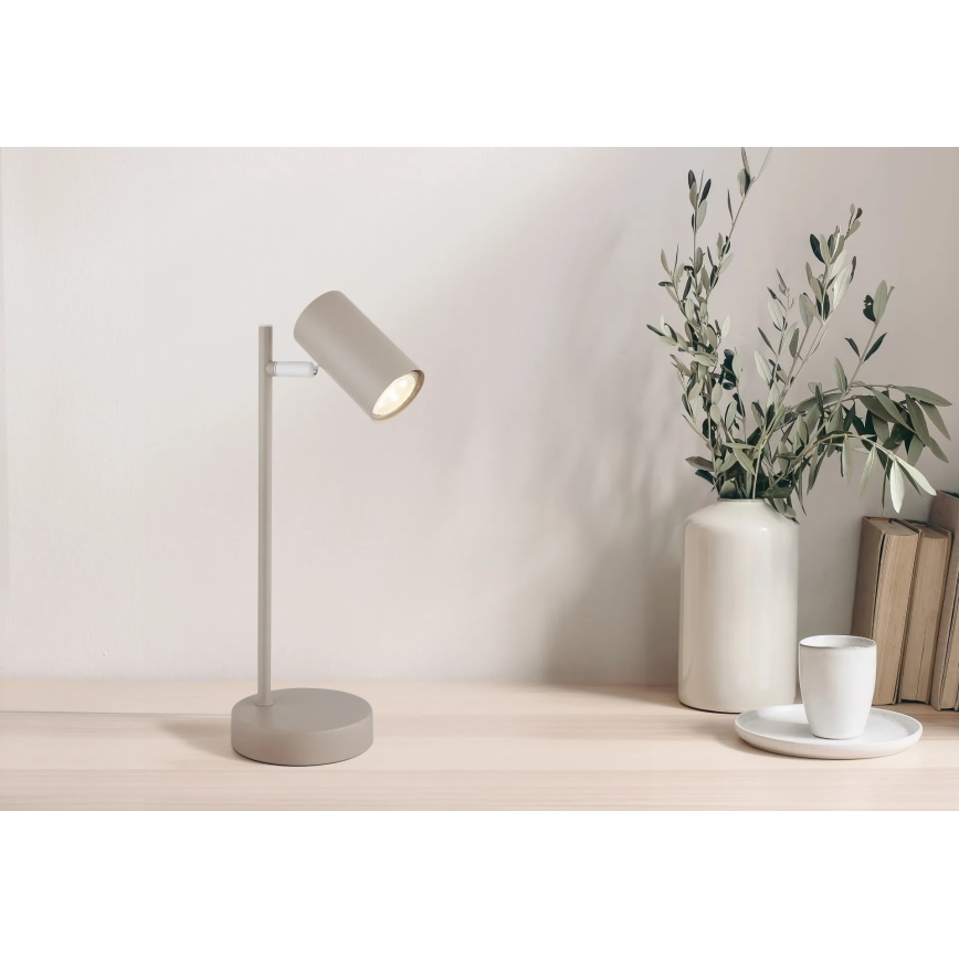 Globo - Bordslampa 1xGU10/5W/230V beige