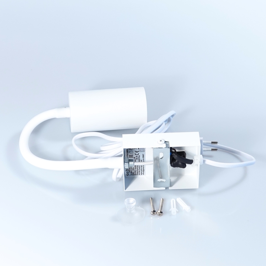 Globo - Flexibel vägglampa 1xGU10/25W/230V vit