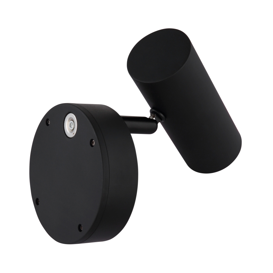 Globo - LED dimbar uppladdningsbar väggmonterad spotlampa LED/0,4W/3,7V 1800 mAh svart