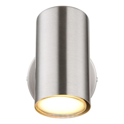 Globo - Väggspotlight 1xGU10/25W/230V matt krom