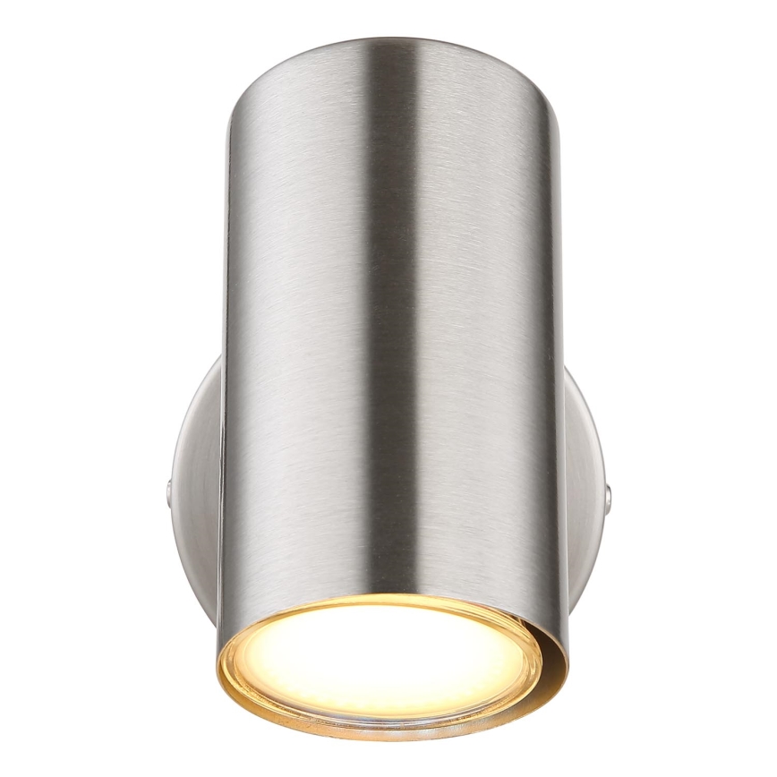 Globo - Väggspotlight 1xGU10/25W/230V matt krom