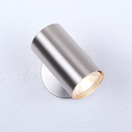 Globo - Väggspotlight 1xGU10/25W/230V matt krom