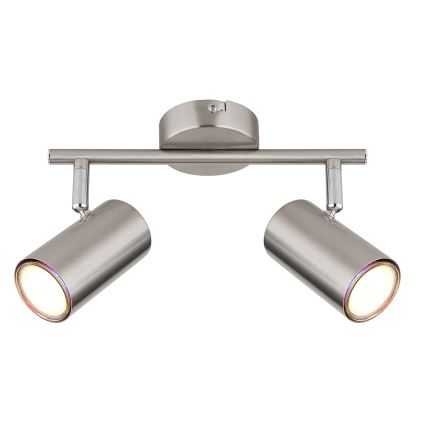 Globo - Spotlight 2xGU10/25W/230V matt krom