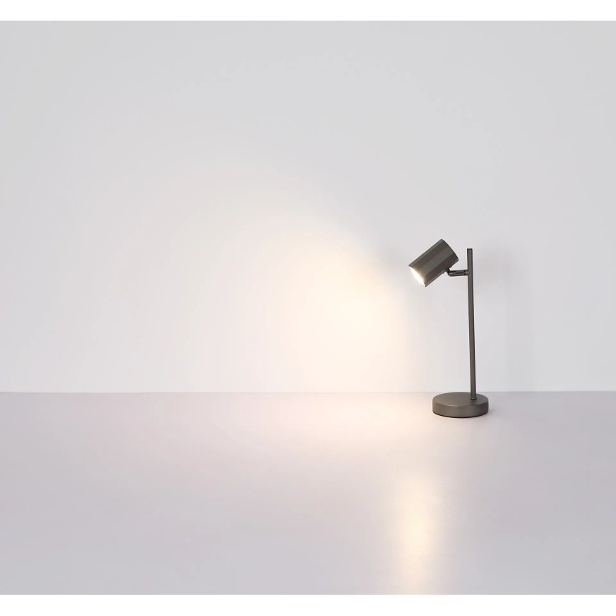 Globo - Bordslampa 1xGU10/5W/230V brun