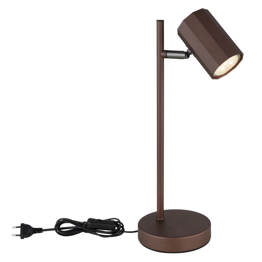 Globo - Bordslampa 1xGU10/5W/230V brun