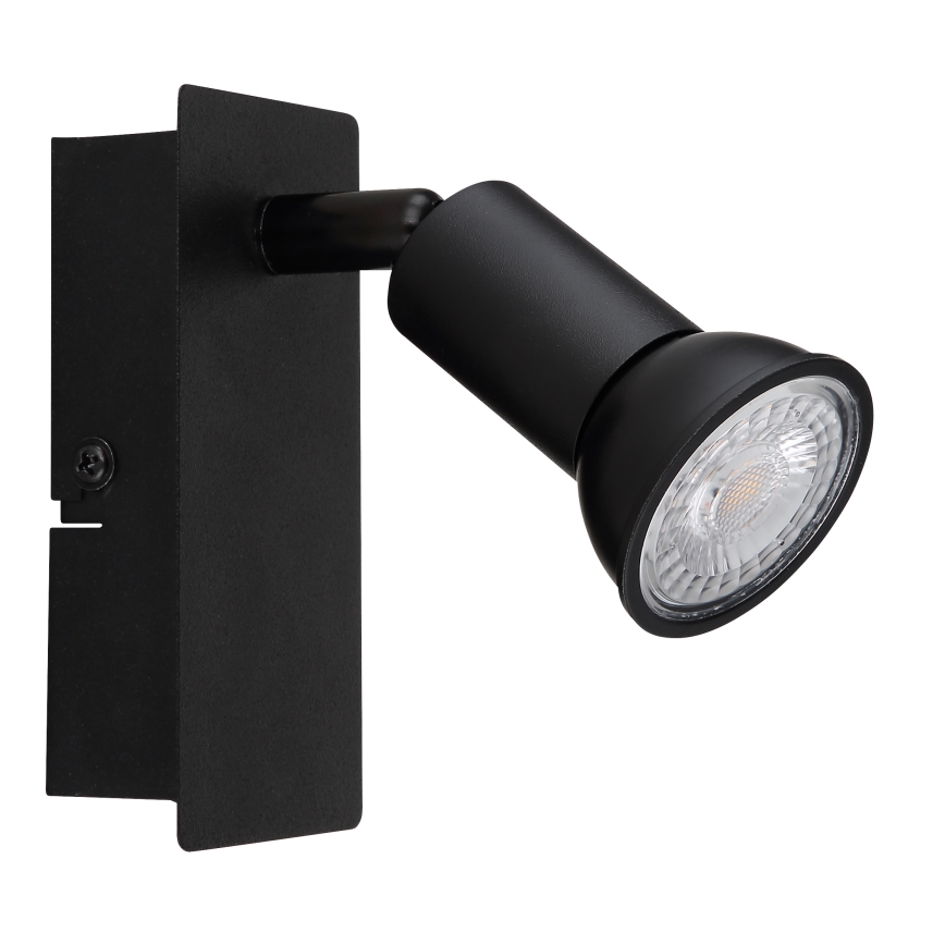 Globo - Väggspotlight 1xGU10/35W/230V svart