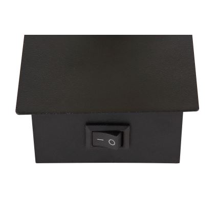 Globo - Väggspotlight 1xGU10/35W/230V svart