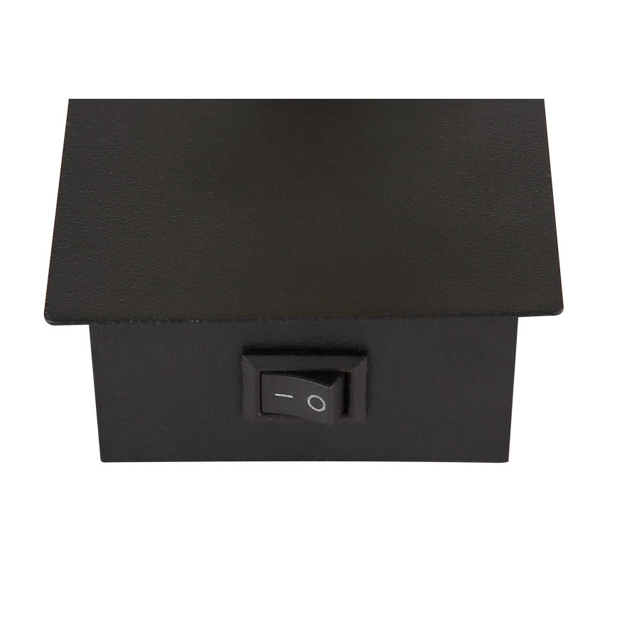 Globo - Väggspotlight 1xGU10/35W/230V svart